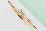 Juste Un Clou Bracelet Small - Yellow Gold & Diamonds - Size 16 - B&P