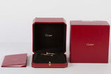 Juste Un Clou Bracelet Small - Yellow Gold & Diamonds - Size 16 - B&P