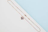 Vintage Alhambra Necklace - Rose Gold & Mother Of Pearl - 42 CM -  B&P