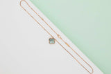Vintage Alhambra Necklace - Rose Gold & Mother Of Pearl - 42 CM - B&P