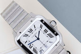Santos Large 'White Roman Dial'