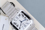 Santos Large 'White Roman Dial'