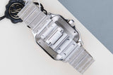 Santos Large 'White Roman Dial'