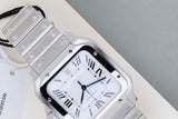 Santos Large 'White Roman Dial'
