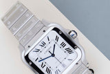 Santos Large 'White Roman Dial'