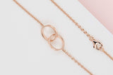 Love Necklace - Rose Gold - 44 CM - B&P