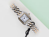 Panthère Small 'Steel & Yellow Gold - White Roman Dial'