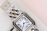 Panthère Medium 'Steel & Yellow Gold - White Roman Dial'