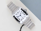 Santos Medium 'White Roman Dial'