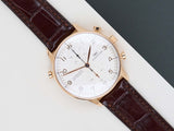 Portuguese 'Rattrapante Chronograph - Rose Gold'