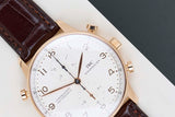 Portuguese 'Rattrapante Chronograph - Rose Gold'