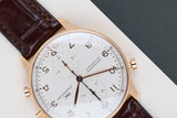 Portuguese 'Rattrapante Chronograph - Rose Gold'