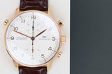 Portuguese 'Rattrapante Chronograph - Rose Gold'