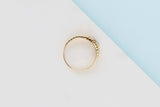 18ct. Yellow Gold Ring - Diamonds - Size 62