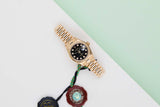 Datejust 26 'Black Diamond Dial - President'