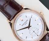 Calatrava 'Rose Gold - Silver Dial'