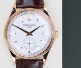 Calatrava 'Rose Gold - Silver Dial'