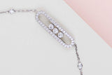 Move Classic Pavé Bracelet - White Gold & Diamonds - B&P
