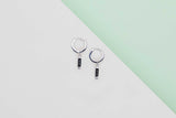 Move Uno Diamond Hoop Earrings - White Gold - B&P