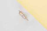 Move Uno Pavé Ring - Yellow Gold - Size 52 - B&P