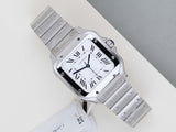 Santos Medium 'White Roman Dial'