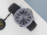 Aquanaut 'Black Grey Dial - Rubber Strap'