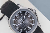 Aquanaut 'Black Grey Dial - Rubber Strap'