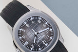 Aquanaut 'Black Grey Dial - Rubber Strap'