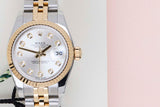 Datejust 26 'Silver Diamond Dial - Jubilee'