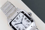 Santos Medium 'White Roman Dial'