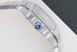 Santos Medium 'White Roman Dial'