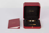 Love Bracelet Small - Yellow Gold - Size 18 - B&P