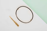 Love Bracelet Brushed - Yellow Gold - Size 19 - B&P