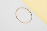 Juste Un Clou Bracelet Small - Yellow Gold & Diamonds - Size 16 - B&P