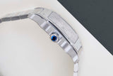 Santos Large 'White Roman Dial'