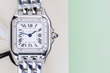 Panthere Small 'Steel - Diamond Bezel - White Roman Dial'
