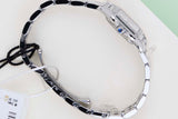 Panthere Small 'Steel - Diamond Bezel - White Roman Dial'