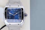 Santos Large 'Blue Roman Dial'