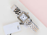 Panthère Small 'Steel & Yellow Gold - White Roman Dial'