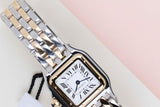 Panthère Small 'Steel & Yellow Gold - White Roman Dial'