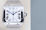 Santos Large  'White Roman Dial'