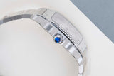 Santos Large  'White Roman Dial'