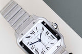 Santos Medium 'White Roman Dial'