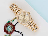 Datejust 31 'Yellow Gold - Champagne Diamond Dial - President'