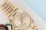 Datejust 31 'Yellow Gold - Champagne Diamond Dial - President'