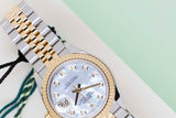 Datejust 28 'Mother Of Pearl Diamond Dial - Jubilee'