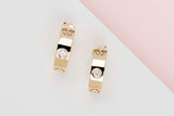 Love Earrings - Yellow Gold & Diamonds - B&P