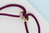 Trinity Cord Bracelet - Yellow/Rose/White Gold - B&P