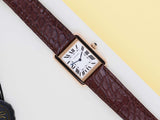 Tank Solo Small 'Rose Gold - Leather Bracelet'
