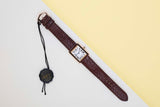 Tank Solo Small 'Rose Gold - Leather Bracelet'